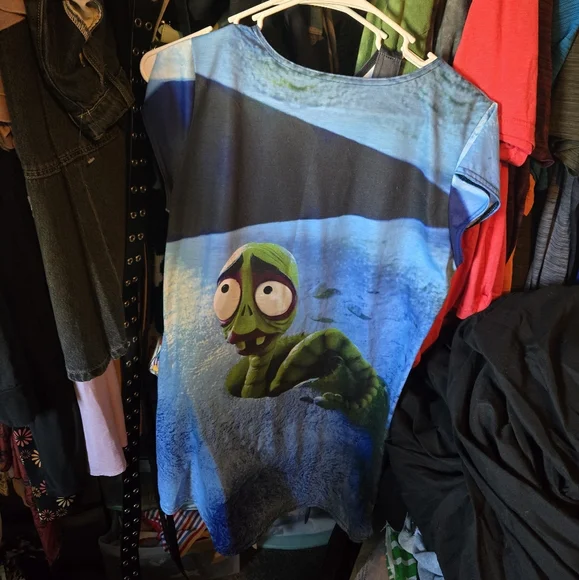 RARE Blackmilk Corpse Bride Worm Shirt / Nightgown LARGE - Picture 4 of 6